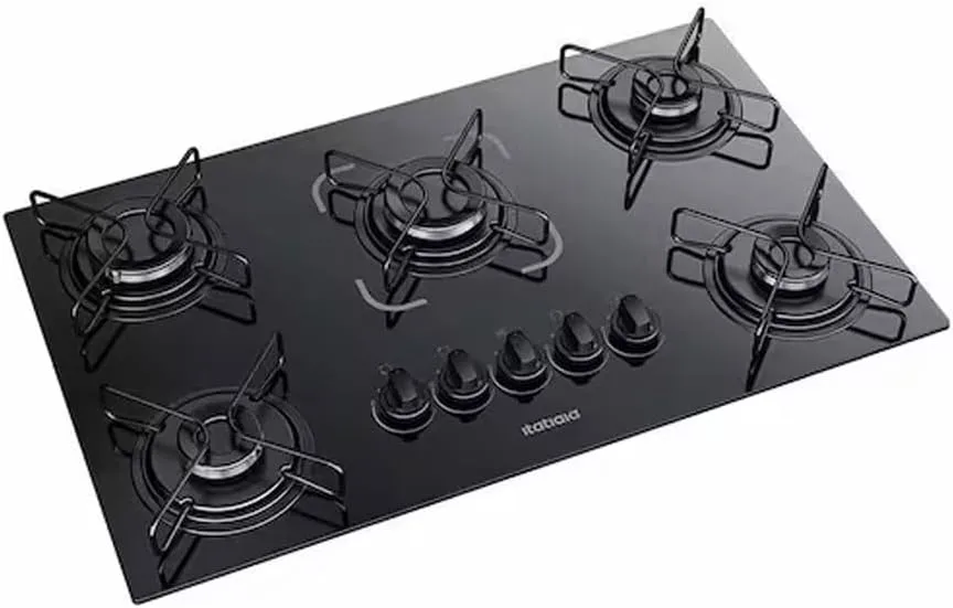 Melhor Custo-Benefício (5 Bocas) Cooktop Itatiaia Essencial 5 Bocas - Preto