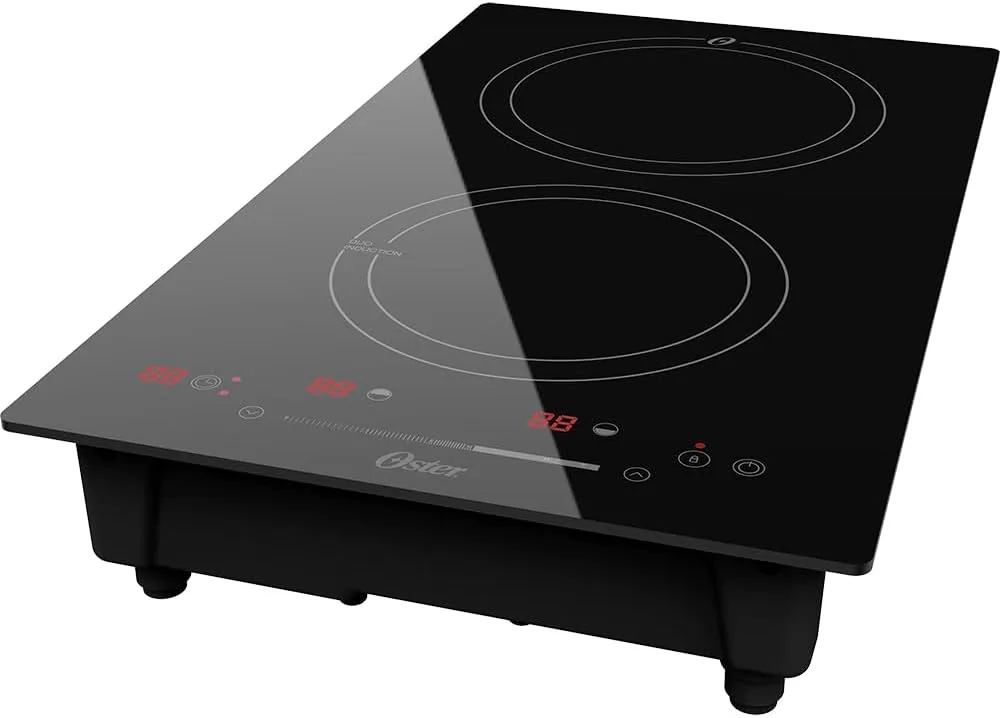 Melhor Opção Compacta / Cozinhas Pequenas Cooktop de Indução 2 Bocas Oster Touch Screen
